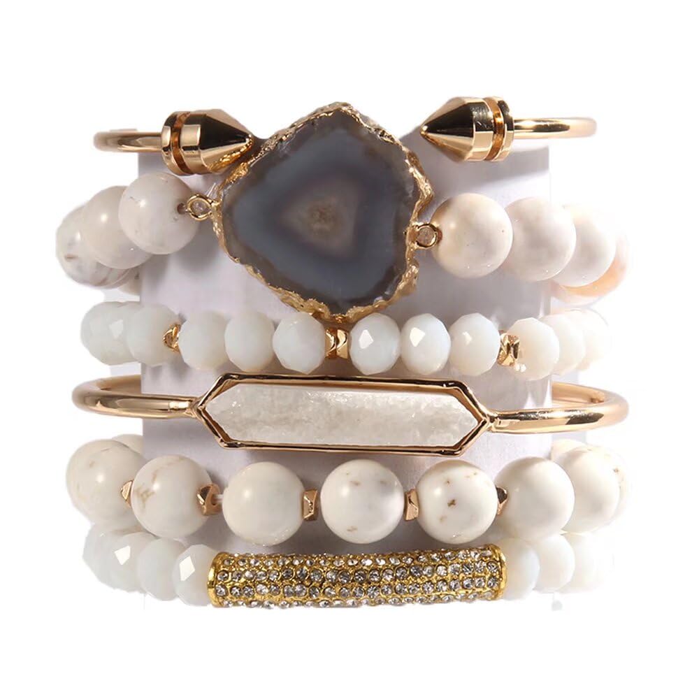 Yomisa Boho Beaded Bracelet Set