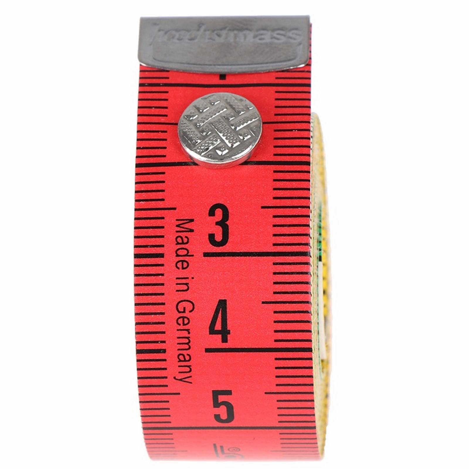 Nastro misuratore for il corpo in plastica morbida | Misura corpo giallo 1,5 m 60 pollici 2 cm: cucire