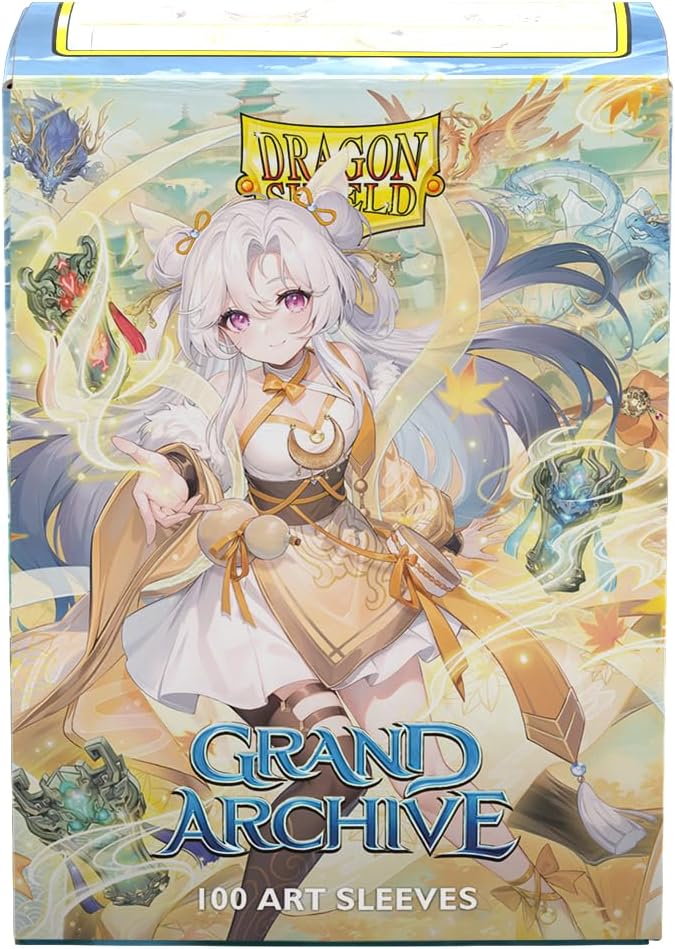 Dragon Shield | Matte Art Sleeves | 100 CT - Smooth & Tough Premium TCG Sleeves | Compatible with Pokemon, Flesh & Blood, One Piece & Magic The Gathering | Guo Jia: Heaven’s Favored