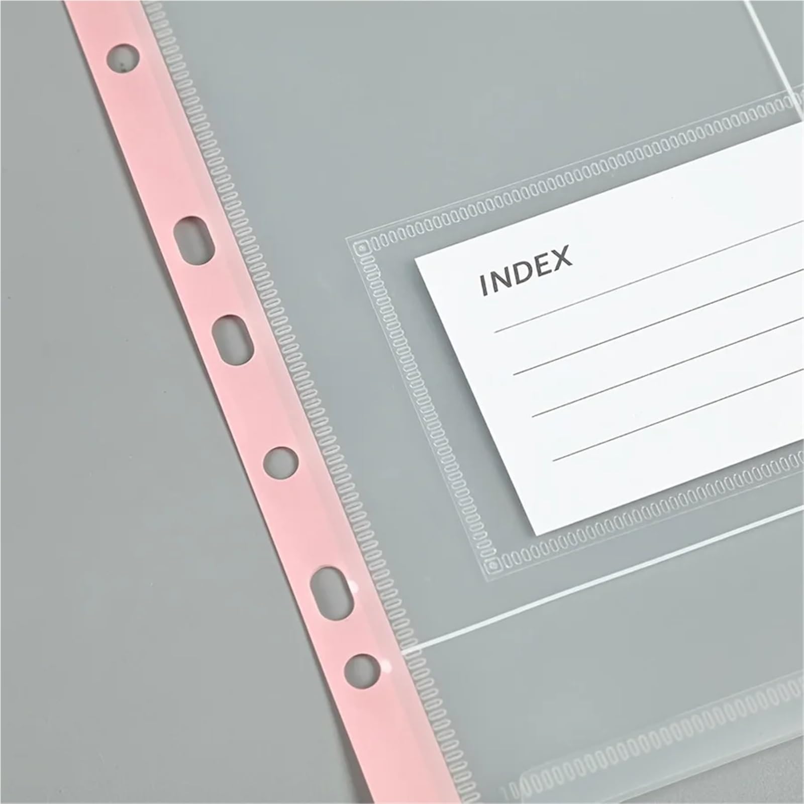 Schnellhefter 1/3/6 Set x 6 Stück, erweiterbar, A4, lose Blätter, 11 Löcher, seitliche Öffnung, geklebt, geeignet für Binde(3 Set)