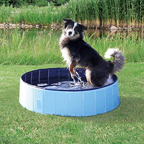 Trixie 39482 Hundepool, ø 120 x 30 cm, türkis/grau