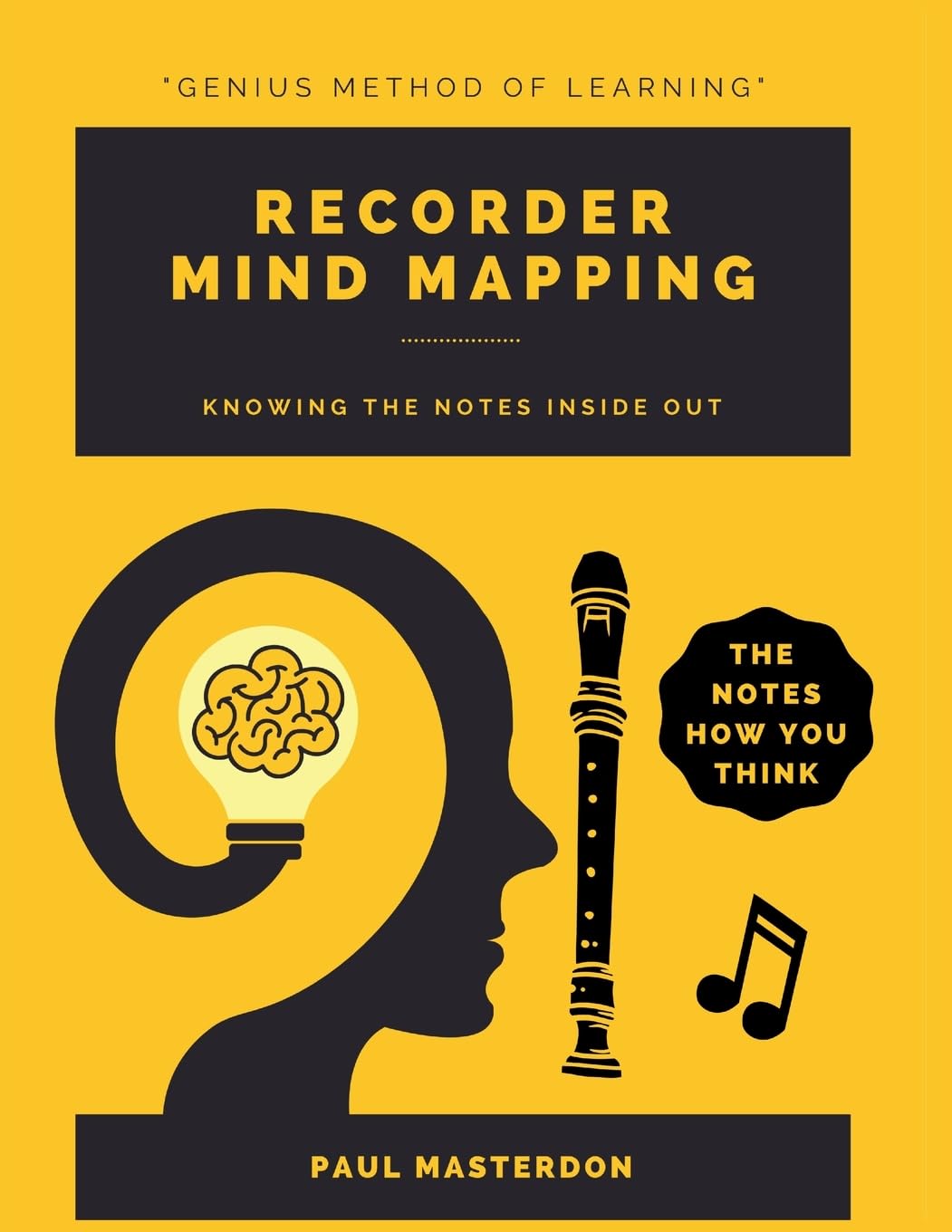 Recorder Mind Mapping: A Mnemonically Color-Coded Recorder Fingering Chart Book: With Unique Player's Eye View: 2 (Recorder Mnemonics)