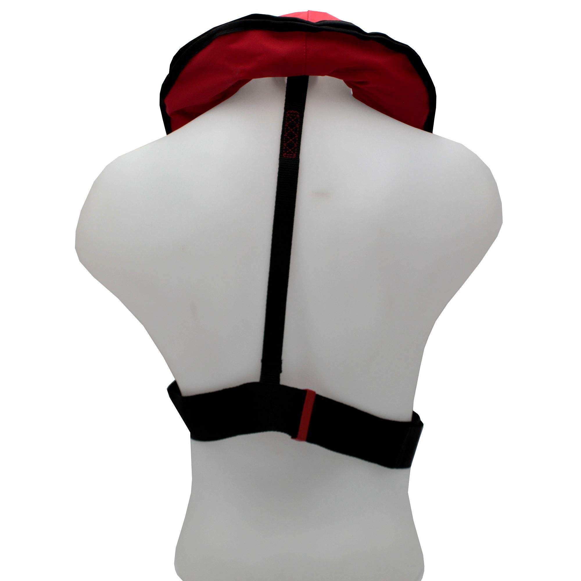 Orangemarine Aufblasbare Automatik-Rettungsweste ohne D-Ring 170 N - rot