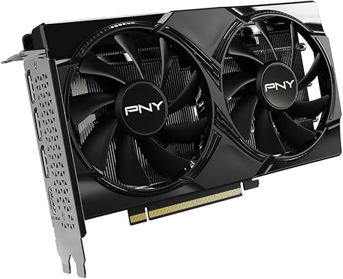 PNY GEFORCE RTX™ 5060 8GB Overclocked Dual Fan DLSS 4 Graphics Card - 12