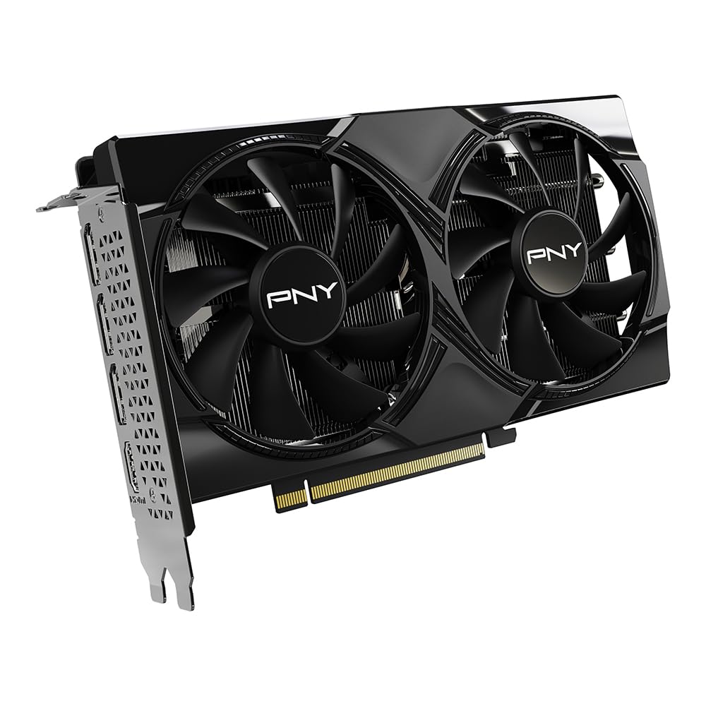 PNY NVIDIA GeForce RTX™ 5060 8GB Overclocked Dual Fan Graphics Card (DLSS 4, PCIe® 5.0, HDMI®/DP 2.1, 2-Slot)