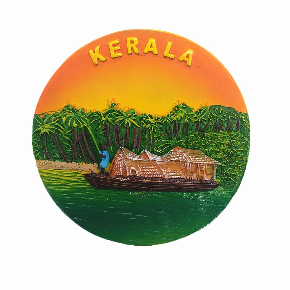 MUYU Magnet 3D Kerala India Fridge Travel Souvenir Gift Home Kitchen Refrigerator Decoration ic Sticker Craft Collection