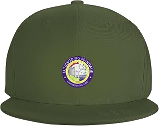 Seal of The City of Mandaue Cebu Adjustable Trucker Flat Brimmed Baseball Cap Snapback Sun Hat Hip Hop Cap for Men and Women