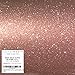 Price comparison product image Rose Gold Glitter Vinyl, 12" x 12" Sheets, Glitter Vinyl Adhesive for Silhouette Cameo, Maker, Explore, Stickers, Decals, Crafts by StyleTech x Turner Moore Edition (Rose Gold Ultra Glitter, 5-pk)