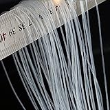 NICOLIE 5M Lebensmittelechter Silikakapillar Transparenter Silikonschlauch Feiner Silikonkautschukschlauch Id 0,5-4 Mm/Ad 1-8 Mm Flexibler Silikonschlauch - 1x4mm