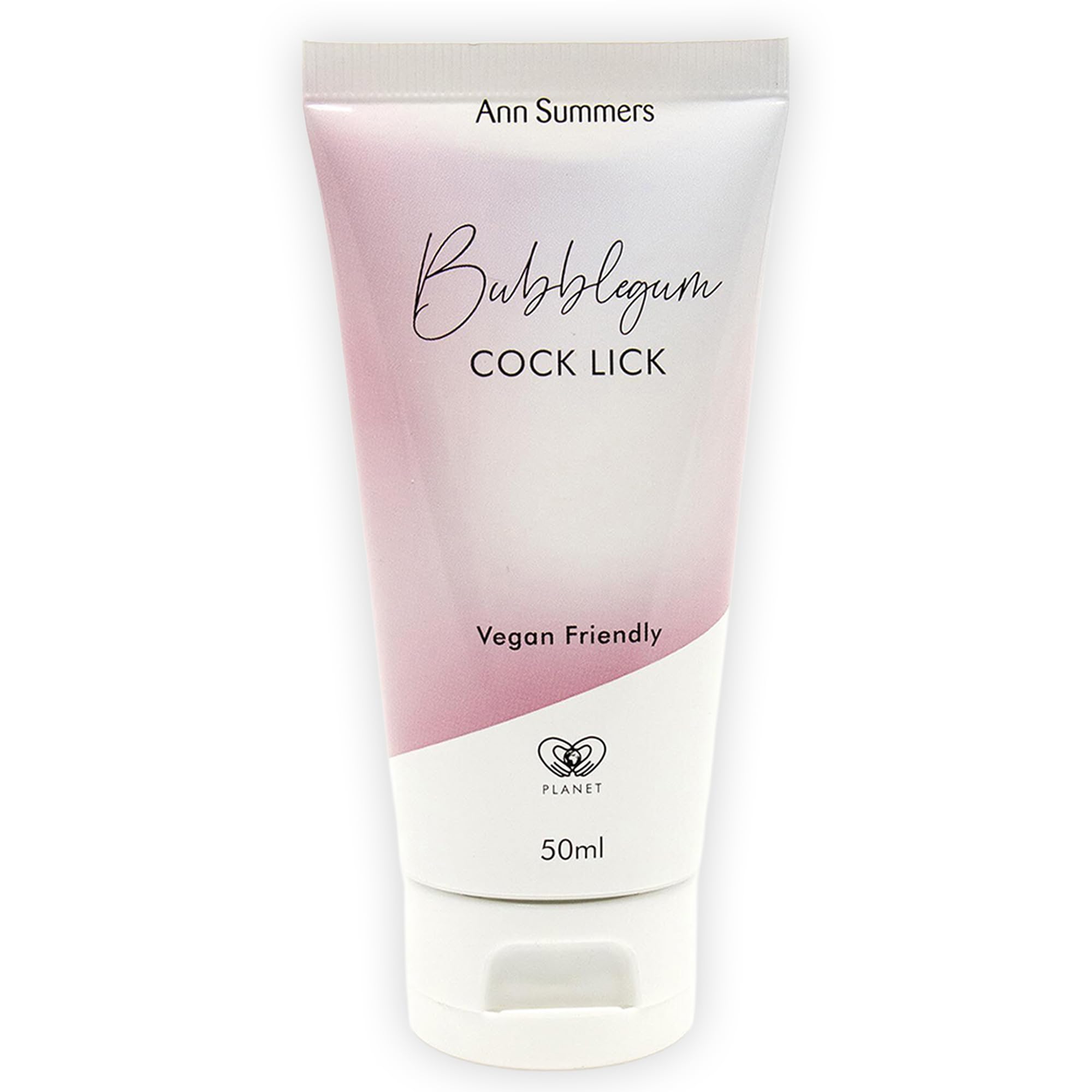 Ann Summers Bubblegum Cock Lick Flavoured Lube (50ml) – Edible Lube for Sweet Oral Pleasure – Vegan-Friendly, Sugar-Free Lubricant Gel – Skin-Kind Lubricants & Licks