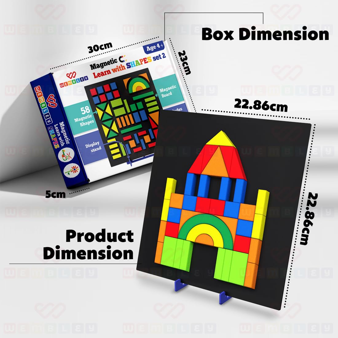 Wembley Magnetic Puzzles Imagination Shapes Game For Kids Diy