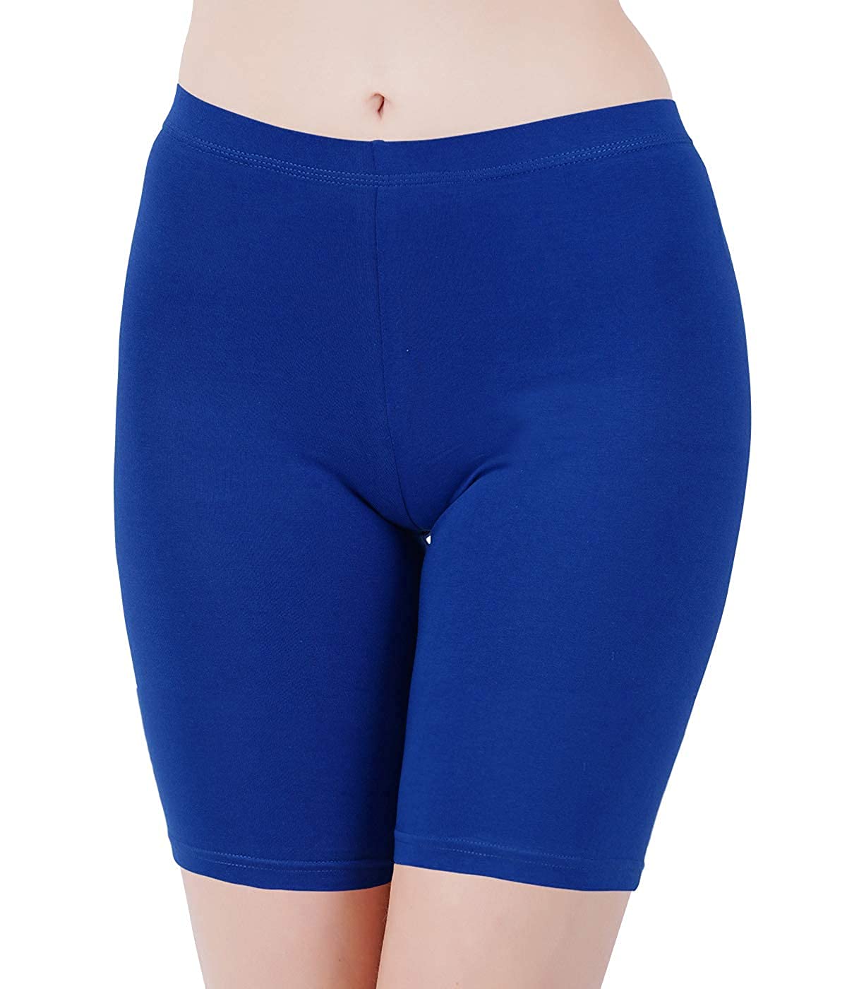 R LON Cotton Lycra Tight Fit Stretchable Cycling Shorts Womens | Shorties for Active wear/Exercise/Workout/Yoga/Gym/Cycle/Running