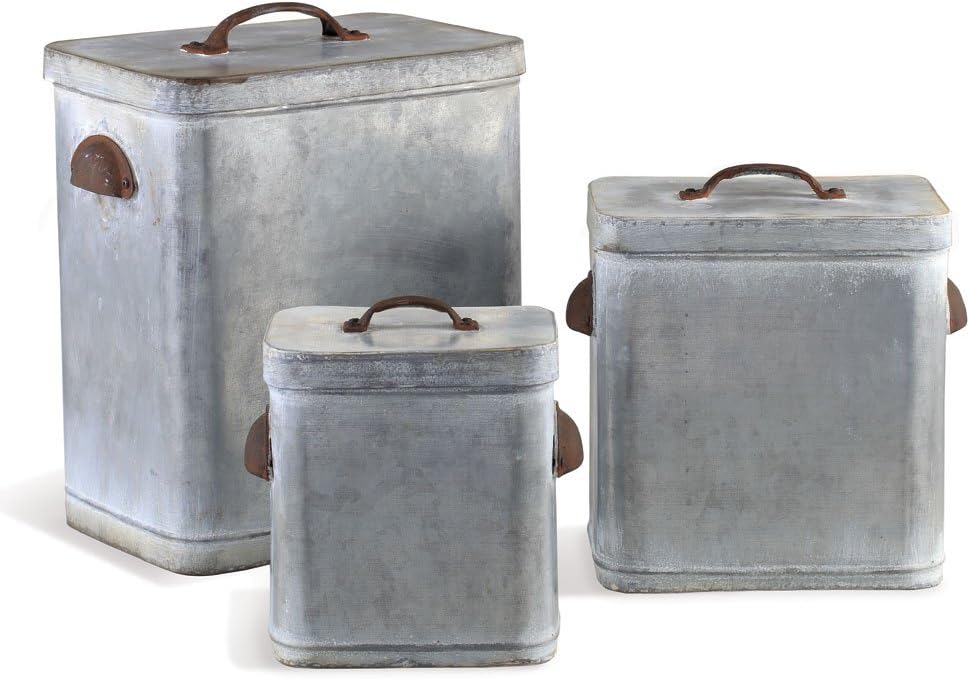 Porch & Petal Lidded Canisters, Set of 3