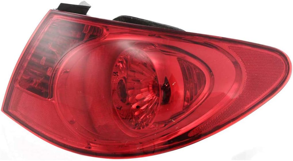 CarLights360: For 2007 2008 2009 2010 Hyundai Elantra Tail Light Assembly Passenger Side w/Bulbs DOT Certified For HY2805108