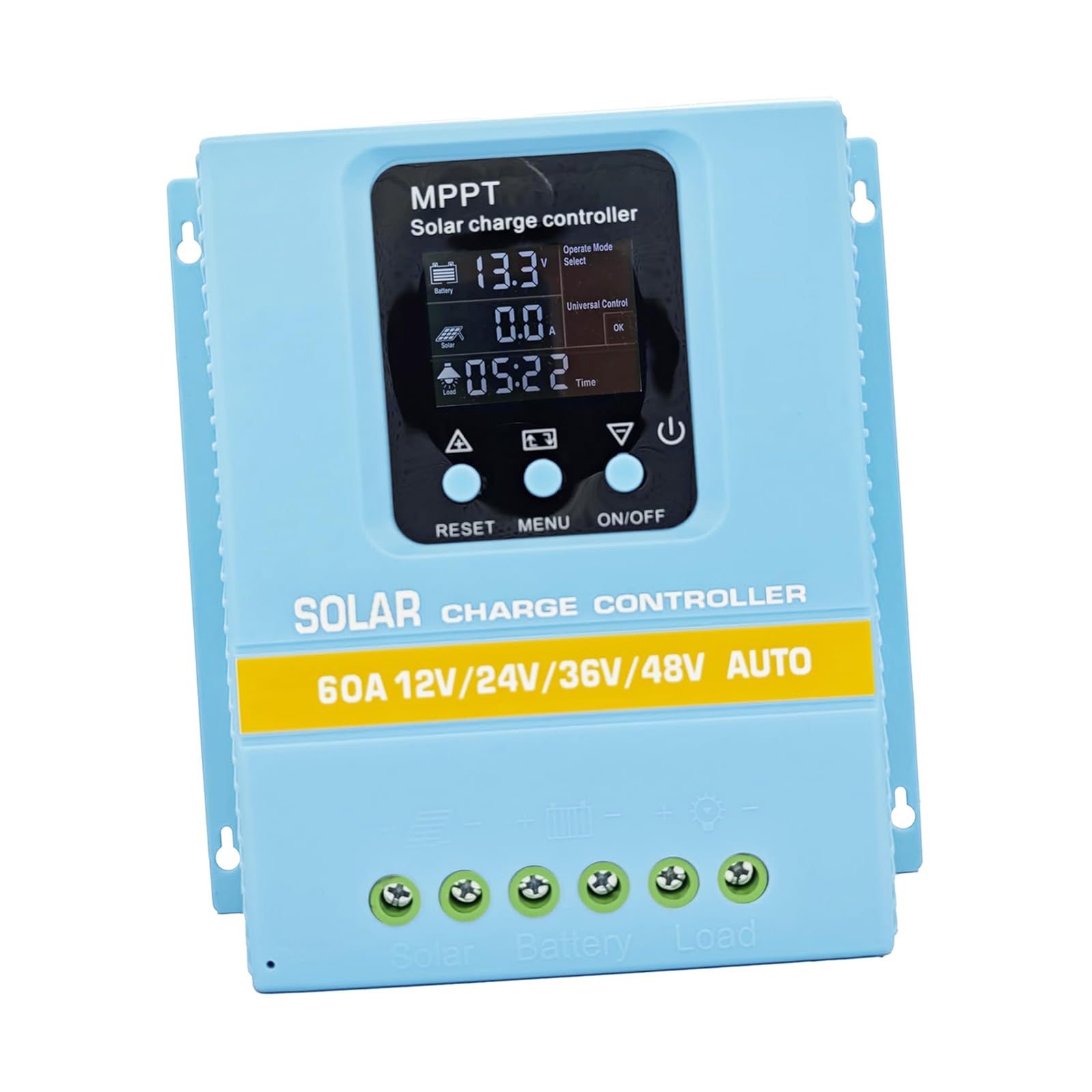 JAMIEKA Double USB Auto Solar Charge Battery Regulator MPPT Solar Charge Controller with Backlight Display for Electronic Device