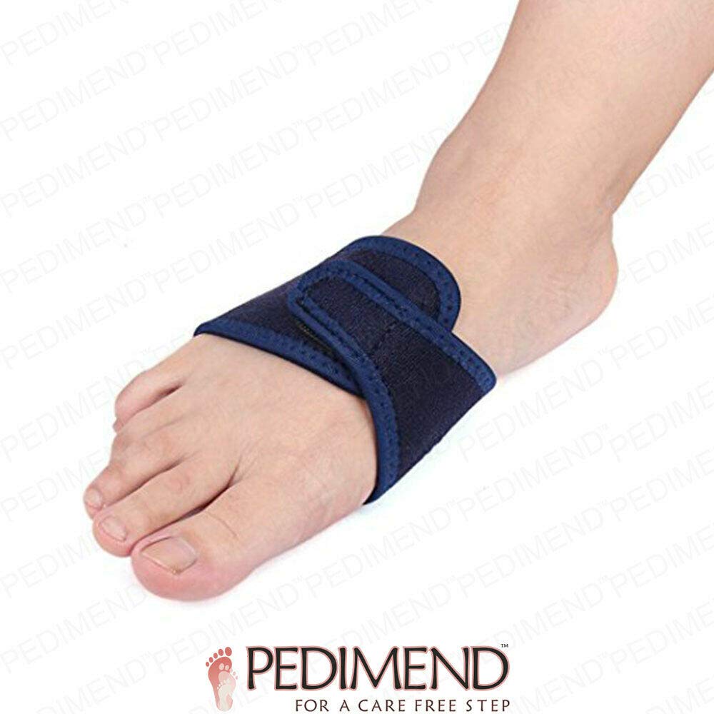 Pedimend Lot de 2 paires de sangles en gel pour voûte plantaire, soutien de la voûte plantaire, semelles intérieures pour homme et femme