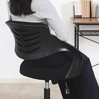 Amazon.co.jp: 不二貿易 腰当たり最高チェア オフィスチェア 回転式 幅