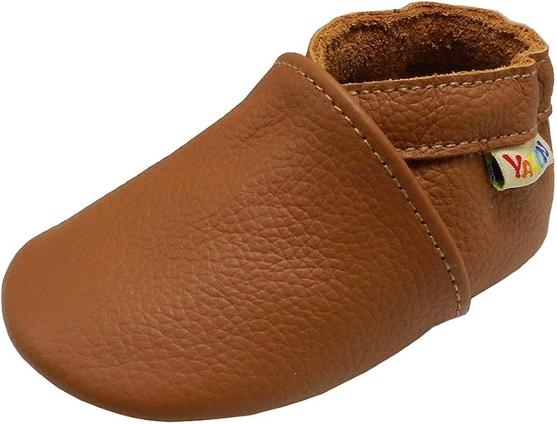 YALION Baby Weicher Leder Lauflernschuhe Krabbelschuhe Babyschuhe Babyhausschuhe Jungen Mädchen