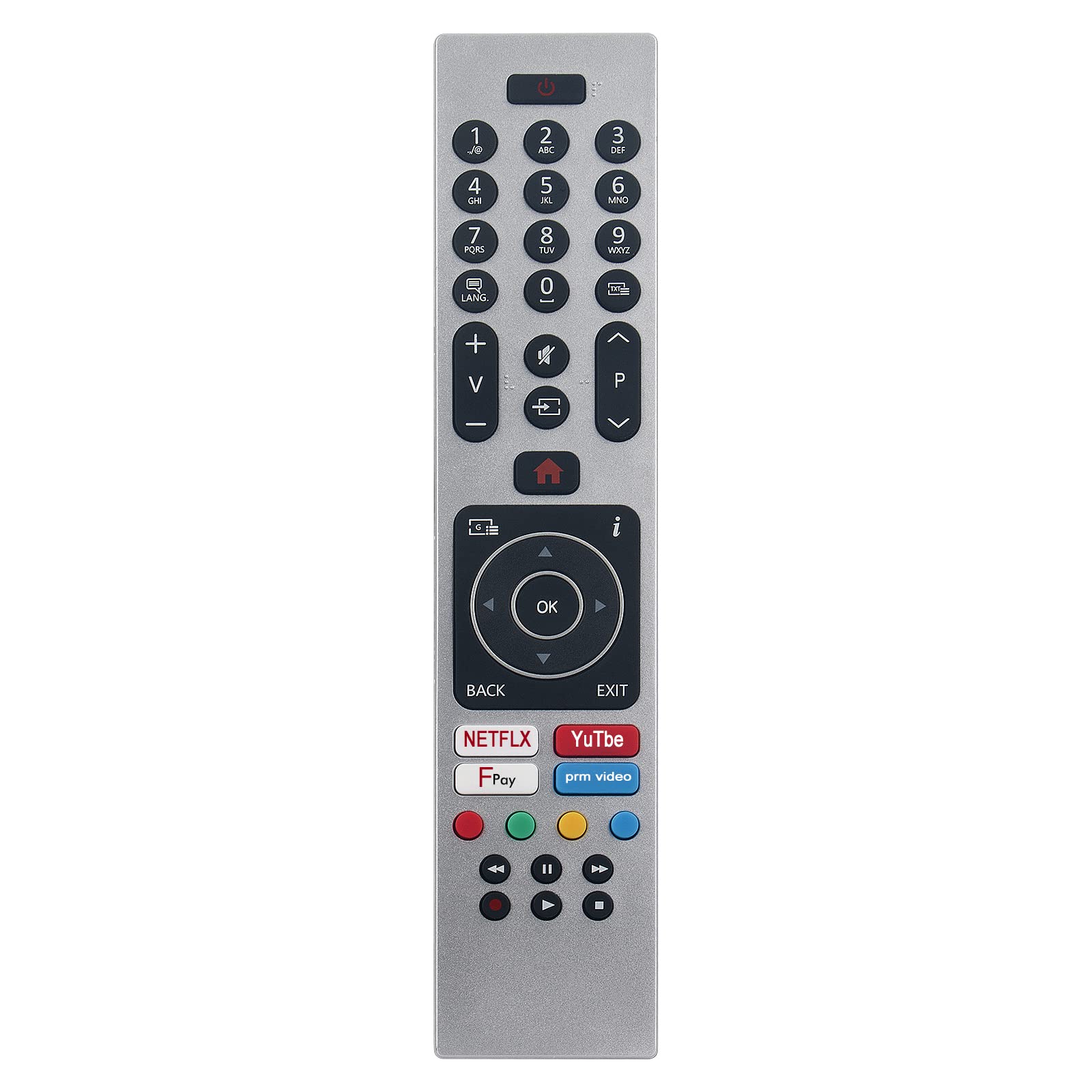 Nuovo RC43139P Telecomando di ricambio Per Polaroid 4K HDR LED Smart TV's RC43139P P43UPA2029A P49UPA2029A P55UPA2029A P24RP0108A P32FP0118A P43UPA2019A P32RD0667AB P50FP0118A Remote Controller