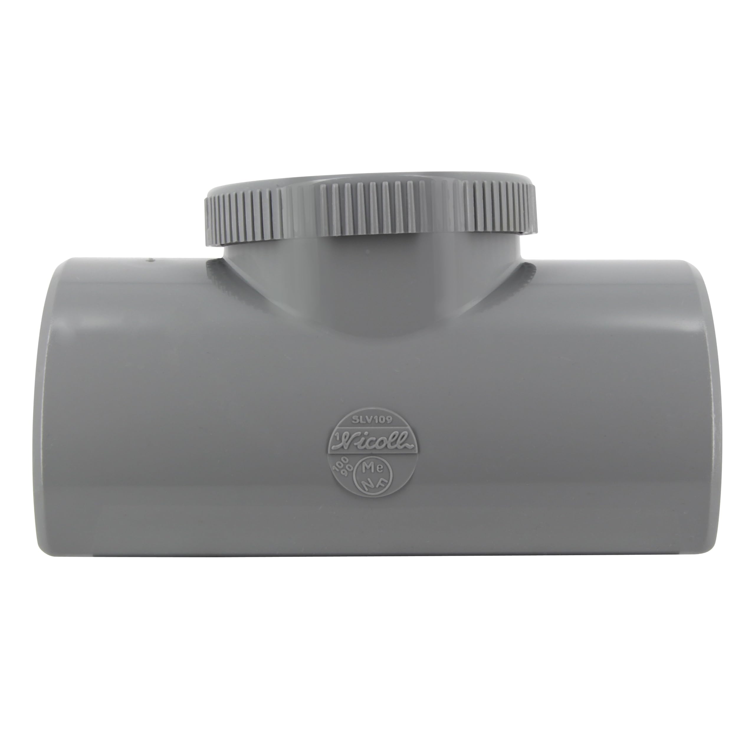 Selle de branchement NICOLL 90° - Avec bouchon de visite - Ø 100/90 mm - SLV109