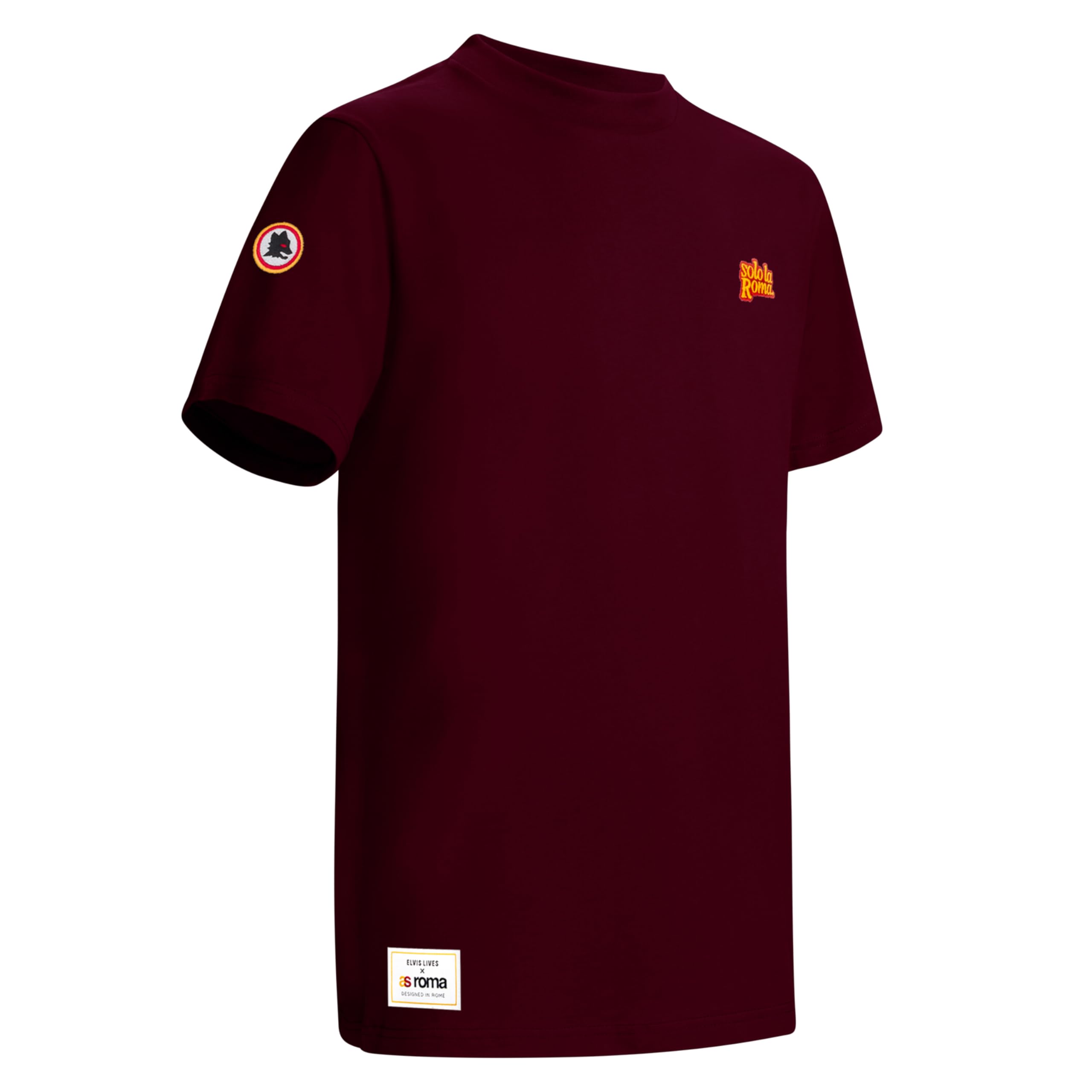 AS Roma As Roma T-Shirt Solo La Roma T-Shirt Unisex - Adulto (Pacco da 1)