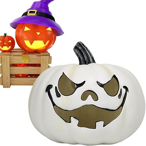 Miniatura 2 de Luces LED de calabaza de Halloween, calabaza iluminada de Halloween, calabazas iluminadas a pilas, para suministros de fiesta en el hogar,