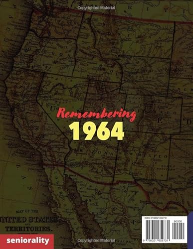 Remembering 1964: Large Print word search for Seniors with Dementia, Alzheimer’s or memory issues