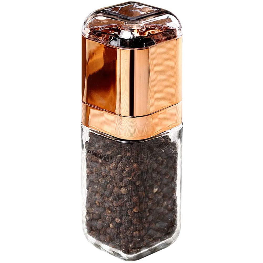 Hand Grinder Manual Coffee Grinder Manual Pepper Grinder, Kitchen Household Items, Glass Seasoning Bottle