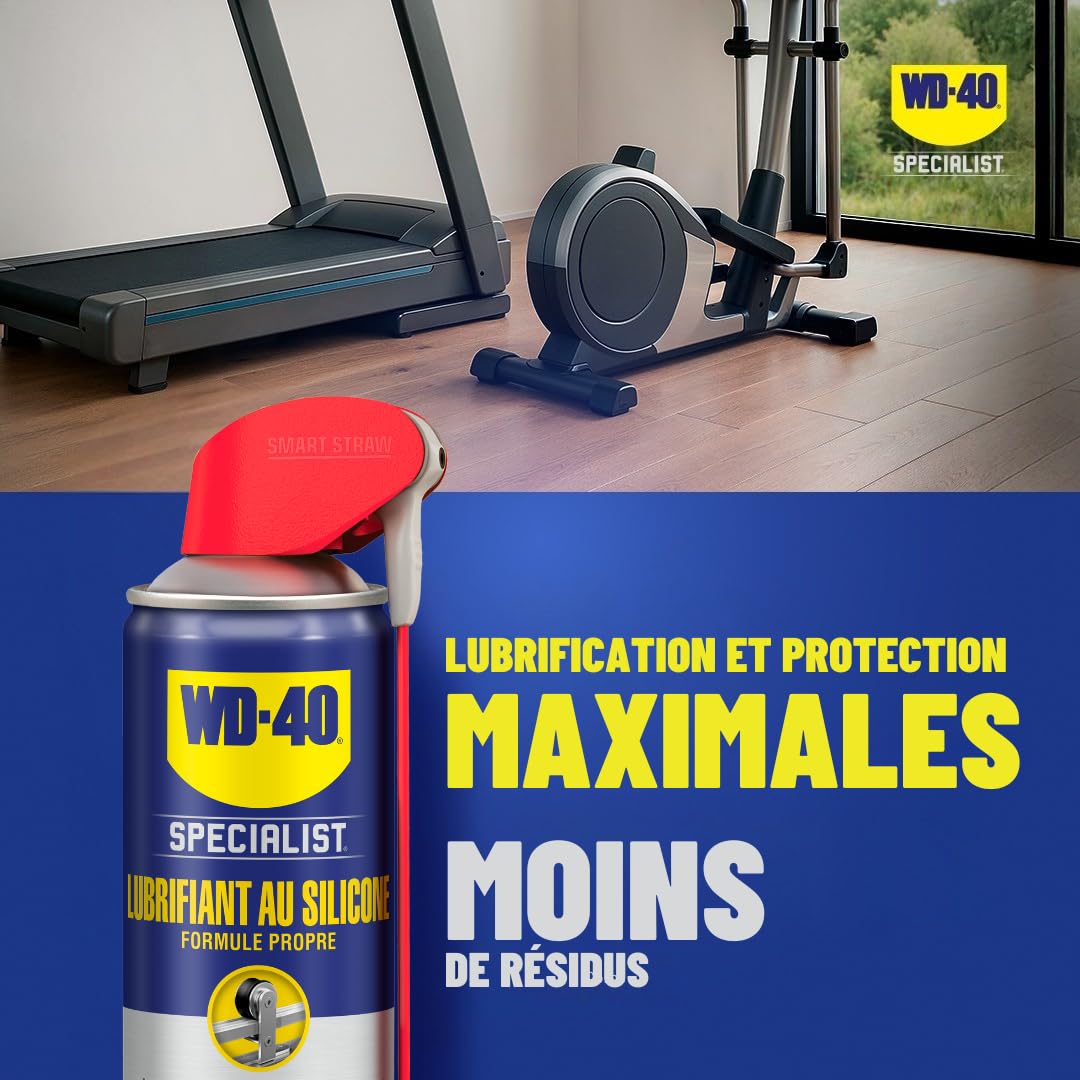 WD-40 Specialist Lubrifiant Au Silicone Spray Double Position 250 ML