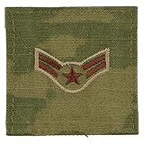 US Air Force Scorpion OCP Enlisted Rank with Hook Fastener (E-3 AIRMAN FIRST CLASS (A1C))