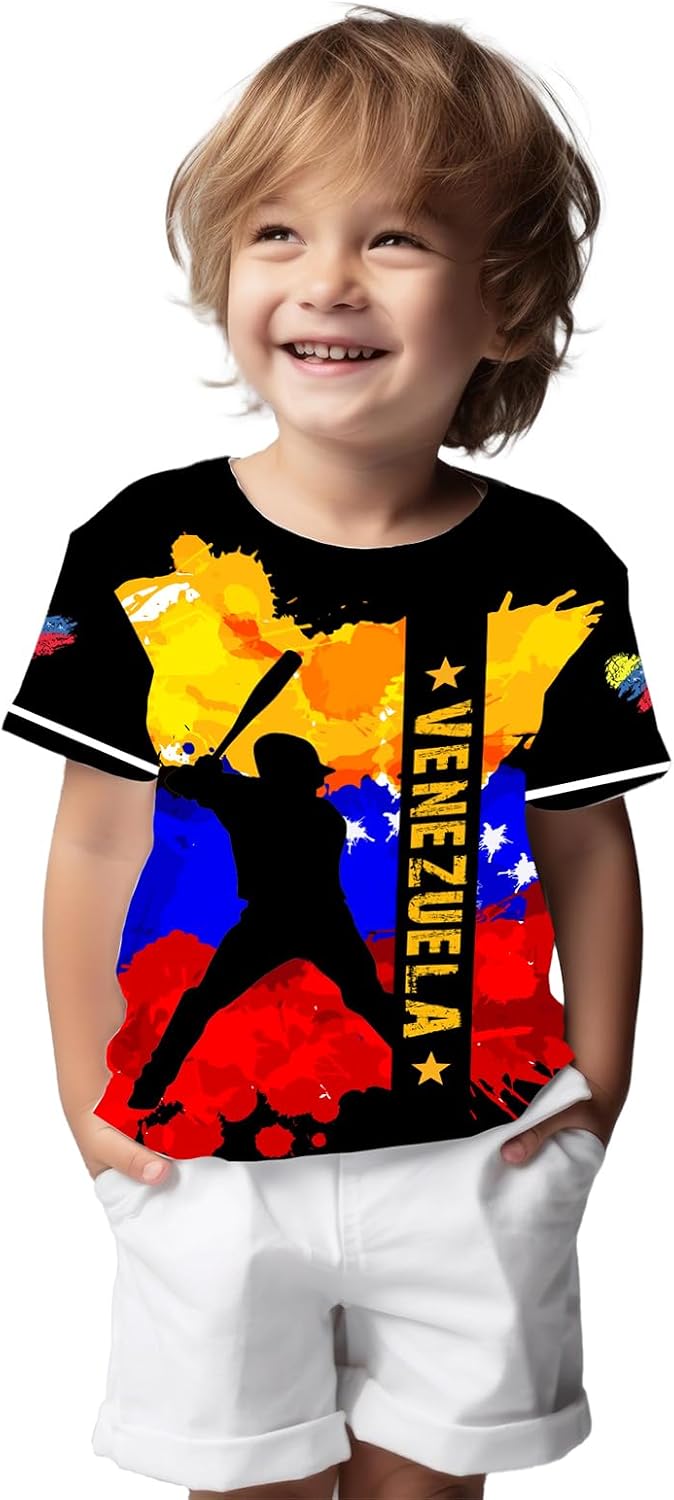 CHAOS MONKEY Kids Novelty Graphic T-Shirt 3D Digital Print Casual Short Sleeve Shirt Summer Tee for Boys and Girls