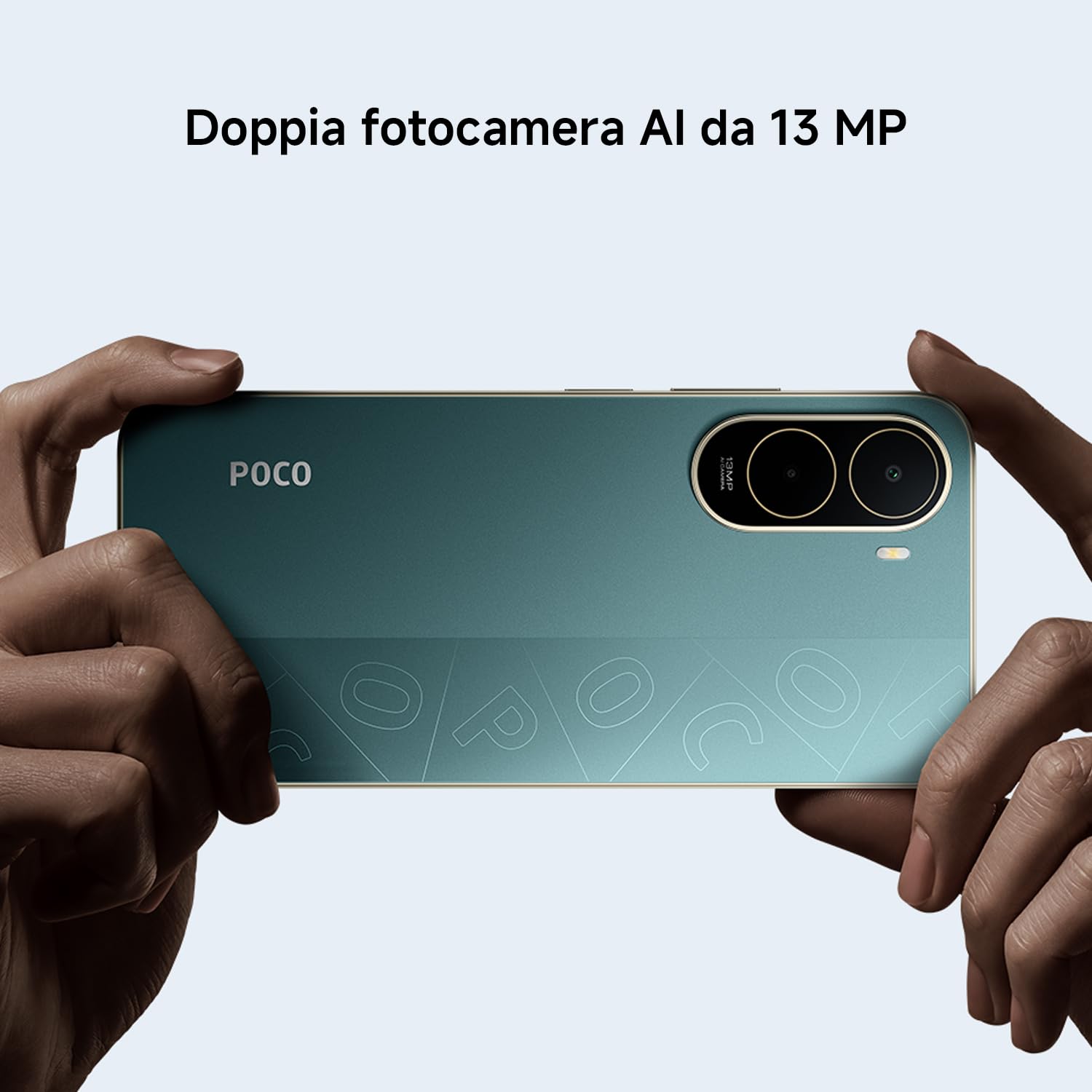 POCO C81 Pro, Smartphone 4+128GB, Nero, Batteria da 6000mAh(typ) | Refresh rate 120Hz, Fotocamera AI doppia da 13MP, Design elegante e raffinato, Garanzia 2 anni+1 anno extra
