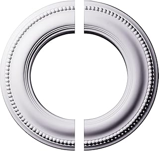 13"OD x 7 1/2"ID x 3/4"P Bradford Classic Ceiling Medallion, Two Piece (Fits Canopies up to 8 5/8")
