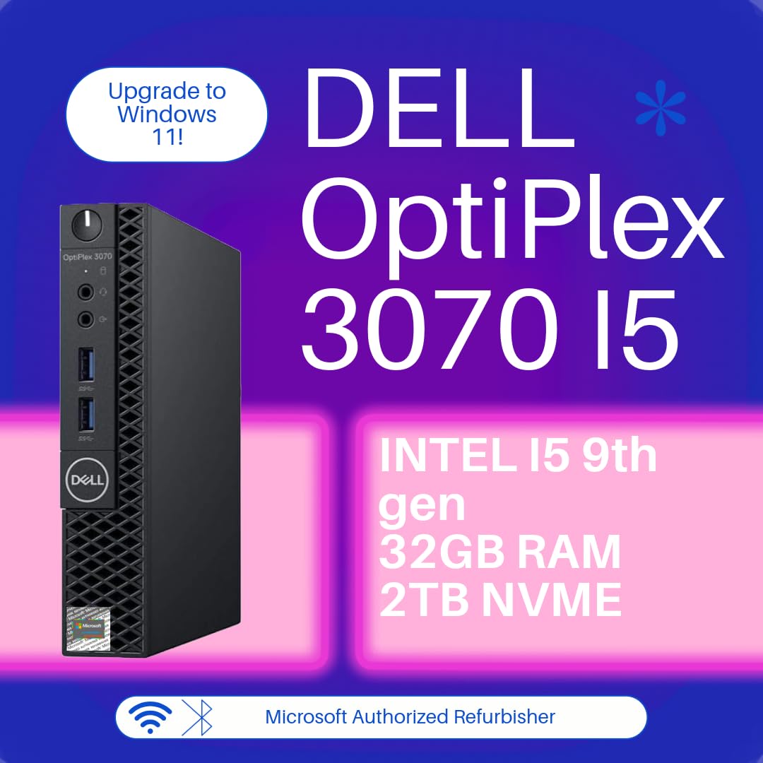 ミニPC DELL OptiPlex3070 Amazon.com: Dell Optiplex 3070 (Latest Model) Micro PC (MFF