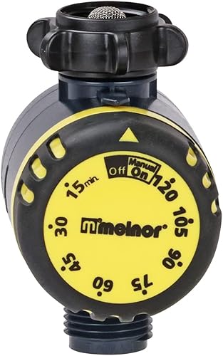 Vista 2 de Melnor 65136AMZ Temporizador mecánico, negro, amarillo