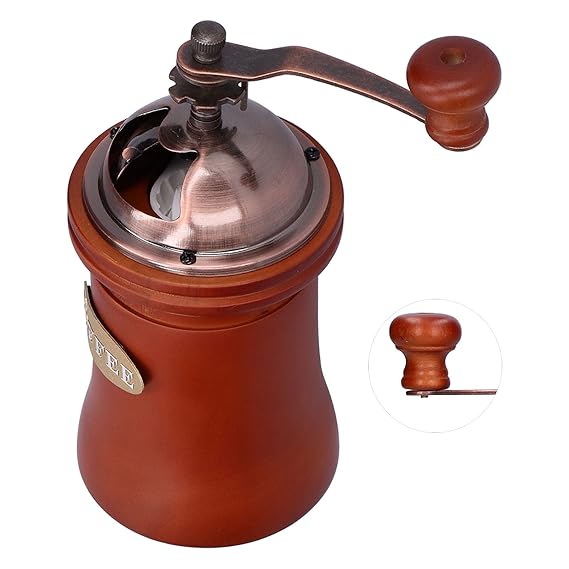 Buy Hand Crank Grinder, Coffee Mill Retro Manual Simple Exquisite Practical for Grind Coffee