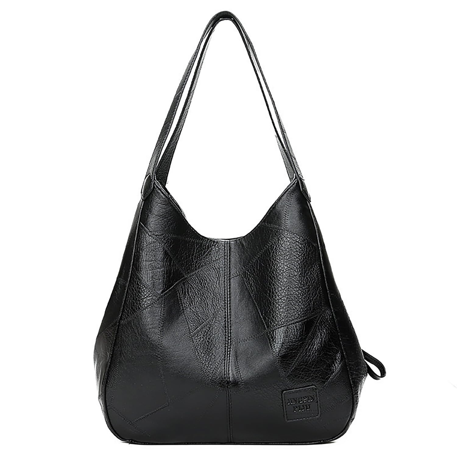 SYGA Womens Leather Shoulder Tote Bag, Large Capacity, Multi-Compartment(Black) (B0D2TC1HGN) Amazon Price History, Amazon Price Tracker