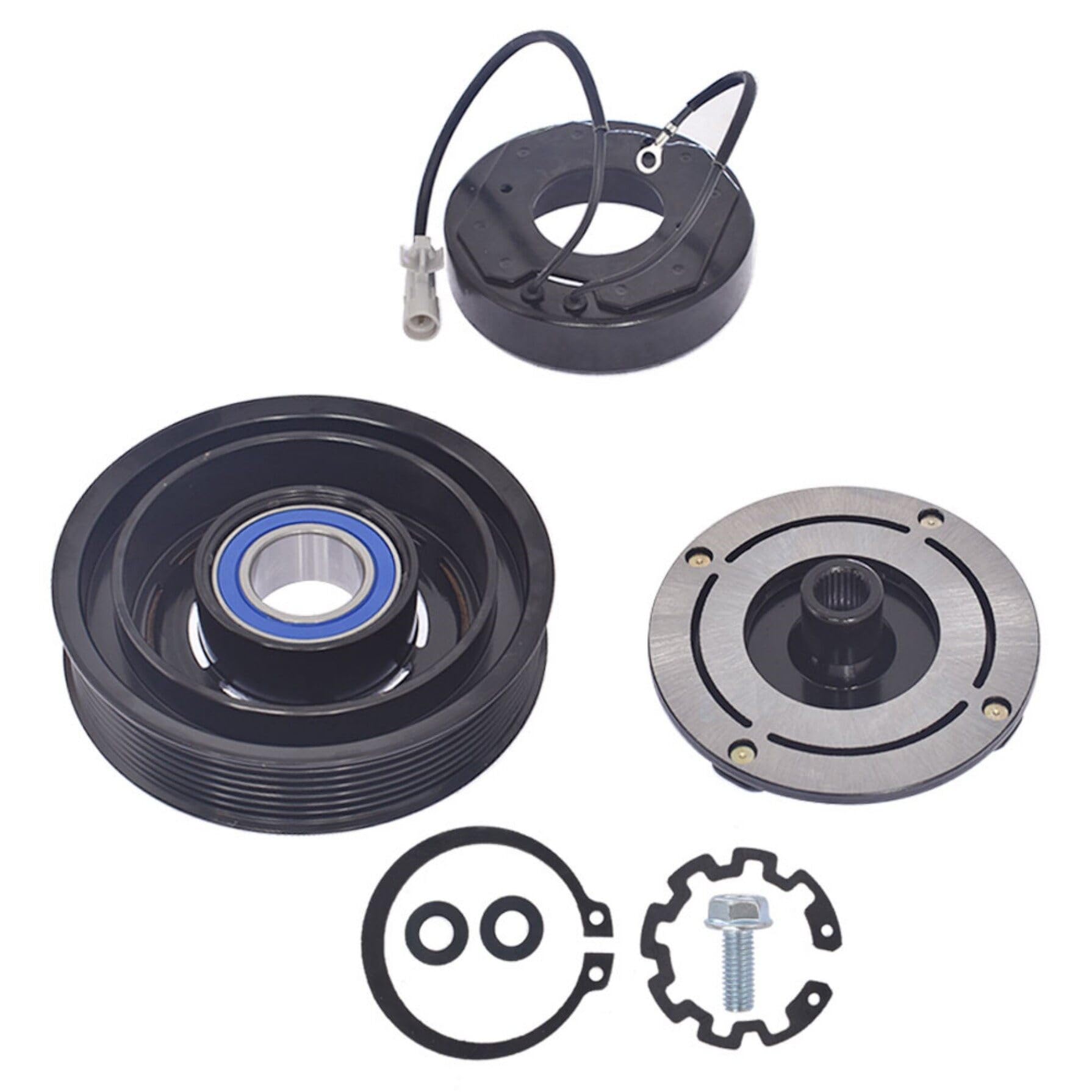 Amazon.com: GXYWADY AC Compressor Clutch Kit with Pulley