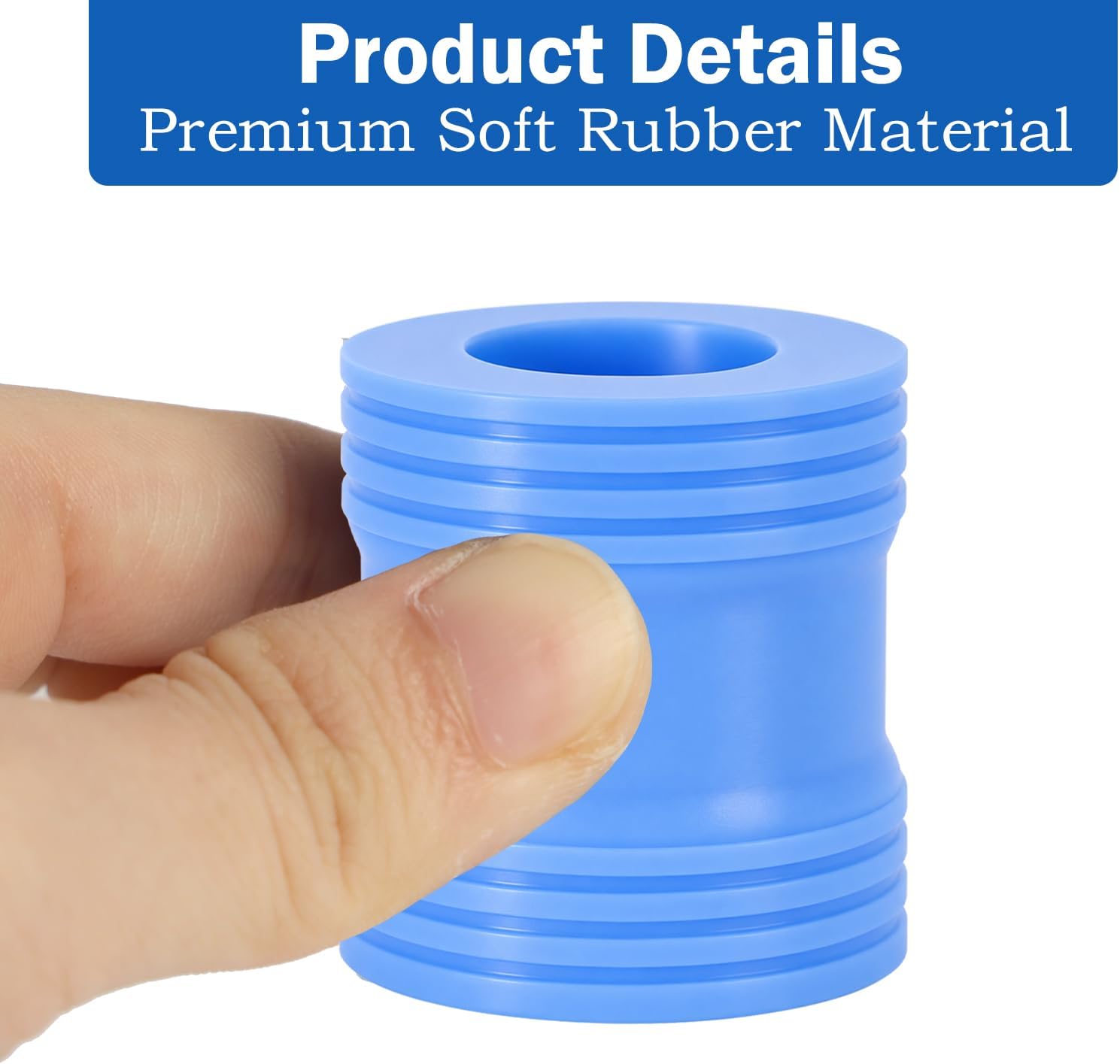 2pcs Emptying Spray Bottle Adapter Kit Blue, 360 Degree Spray Bottle Adapter for Soap, Lotion, Shampoo, Conditioner, Reusable Transfer Connector for Kitchen & Bathroom