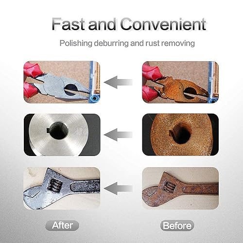 Miniatura 6 de Disco de bloqueo de rollo de cambio rápido, 60 unidades de discos de lijado de grano 80 de 2 pulgadas, accesorios para amoladora de troquel con