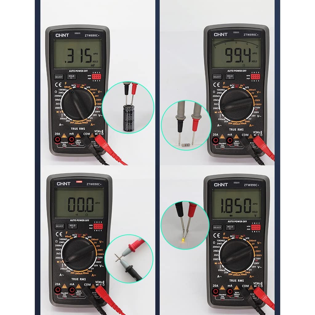 XMING Multifunzione digitale ad alta precisione digitale multimetro corrente alternata E DC Misuratore universale elettricista di riparazione digitale portatile automatico