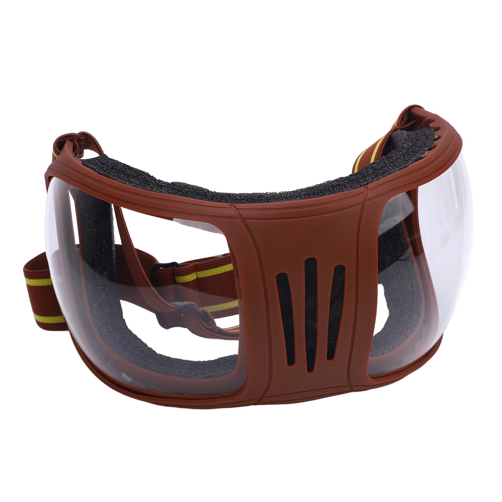 Semme Wiatroszczelne Okulary Sportowe dla Koni z Filtrem UV400 Stylowe Gogle dla Koni z miękką wyściółką z Gąbki Zapewniające wygodę Niezbędny Sprzęt Jeździecki w Kolorze Szarym
