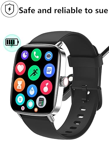 Miniatura 3 de Paquete de 2 para Yoever IDW28 Fitness Tracker Smartwatch Cable de carga USB magnético, cargador de cable de 2 pines para reloj inteligente.