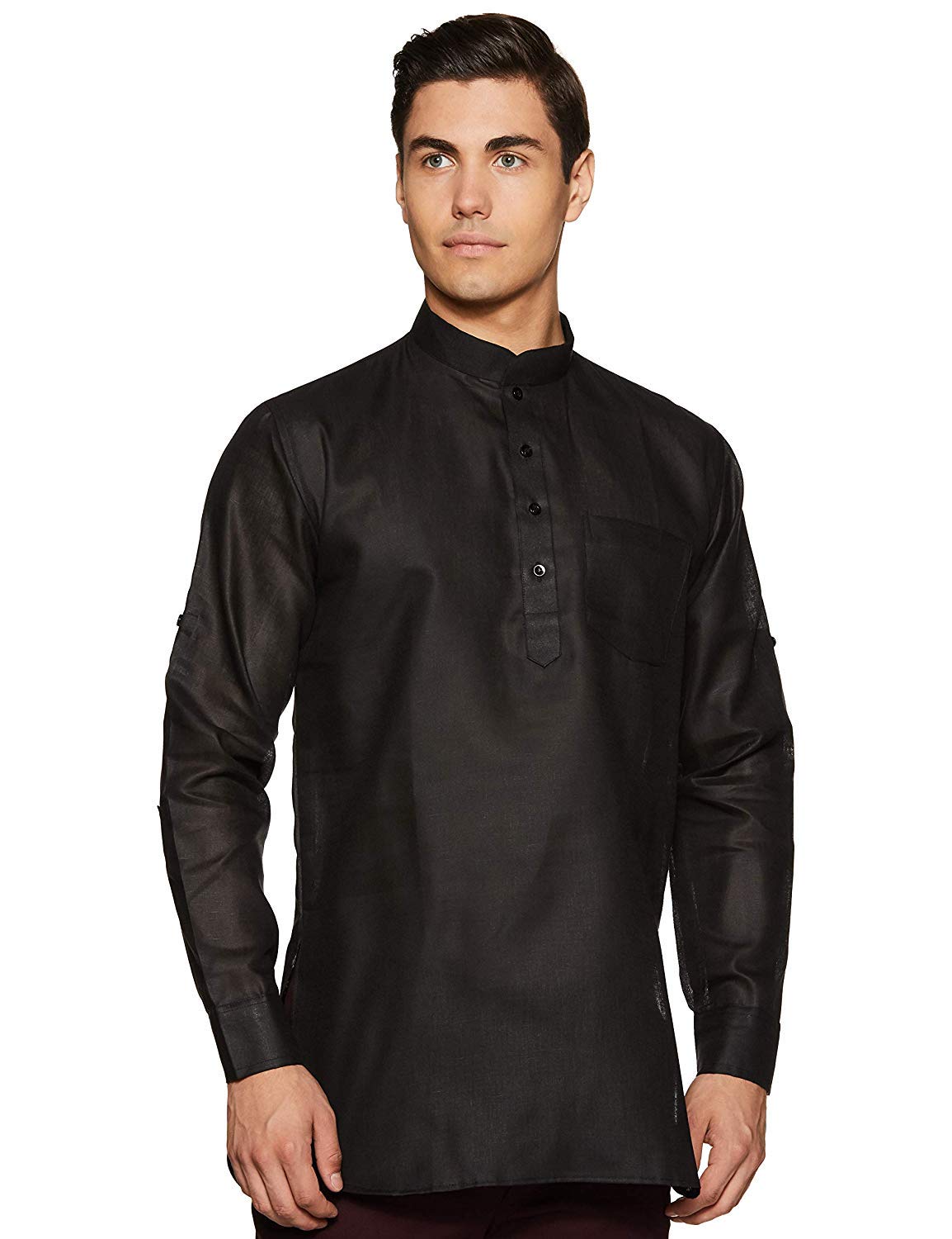 Kurta de algodón para hombre transpirable que evita el calor 6