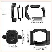 Vista 2 de 2 adaptadores de barandilla para puerta de bebé, accesorios de montaje sin taladro, kit de montaje universal para puerta de bebé, para barandillas
