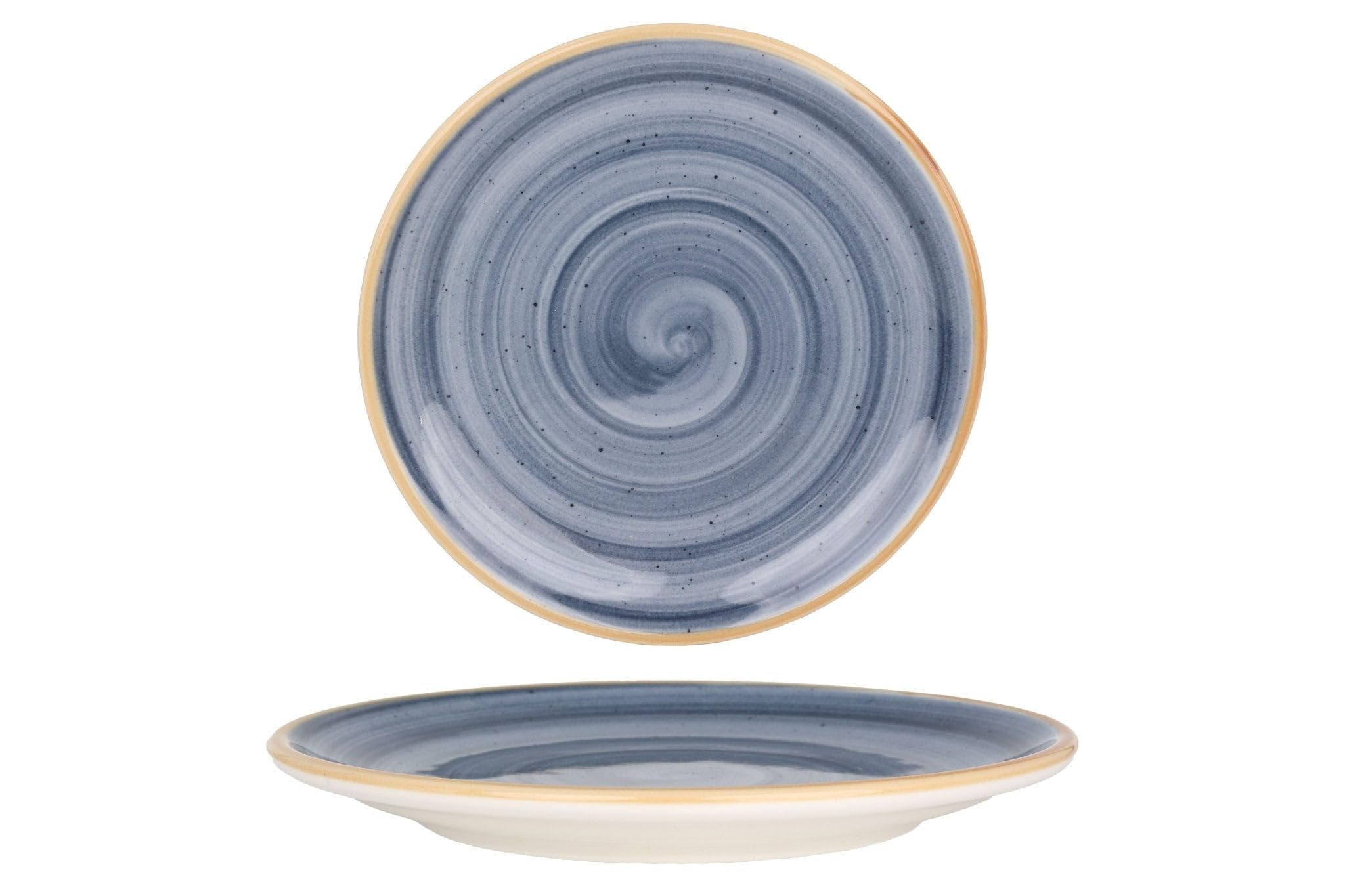 Bonna Platos de postre - Aura Dusk - Porcelana - 23 cm - juego de 6