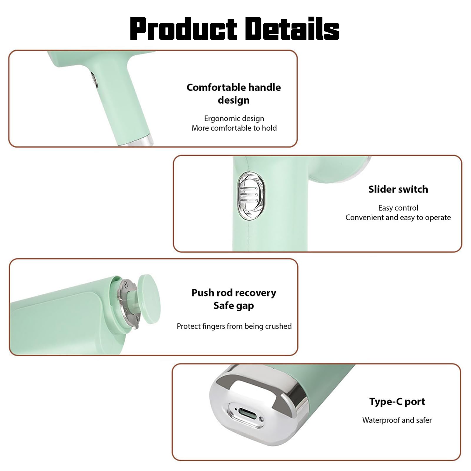 Macchina Per La Pasta, Estrusore Per Pasta Con 1500mah E 5 Stampi Per Pasta, Design A Secchiello Per Noodle Visibile Macchina Per Fare Noodle Portatile In Plastica Per Uso Alimentare Green