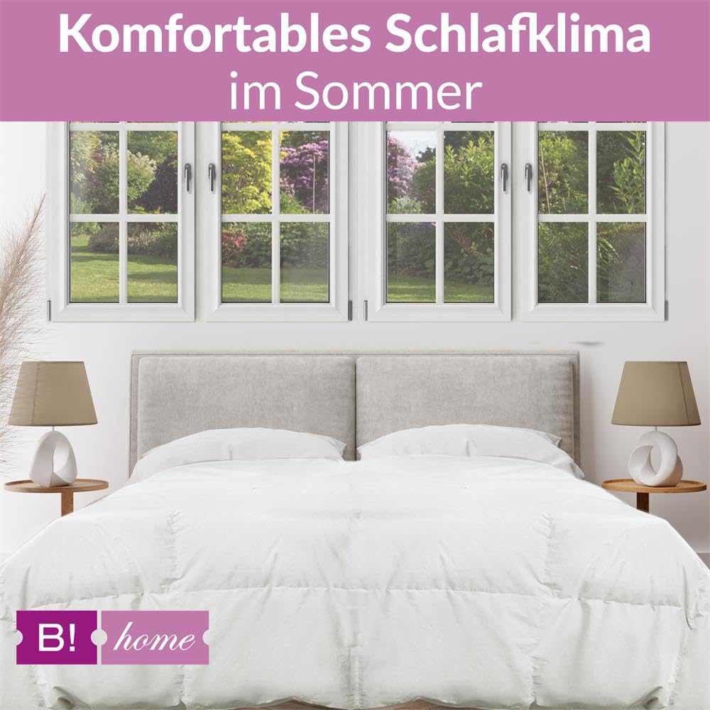 B!HOME Sommerdecke 100% Daunen Baby 100x135cm Kinder Decke Sommerbett