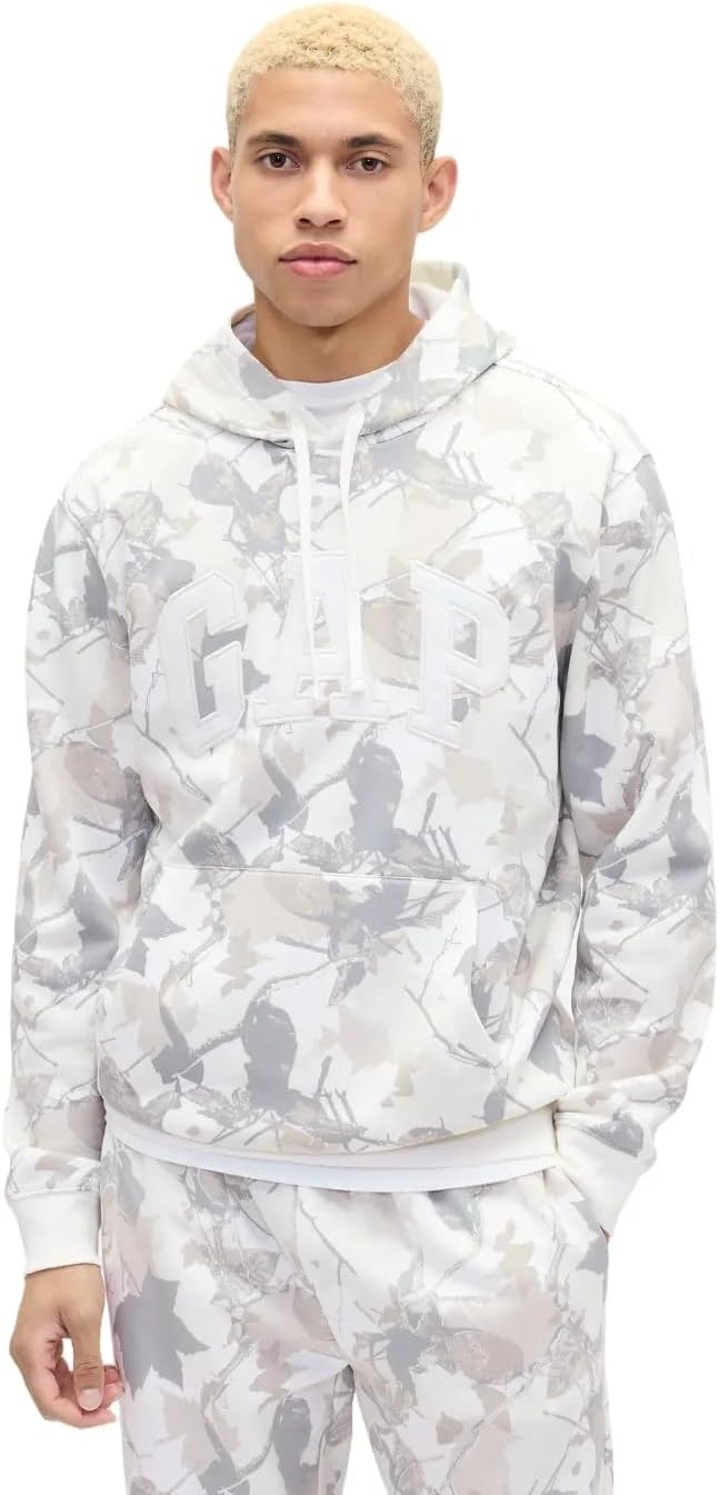 GAP Men's Logo Fleece Hoodie Hooded Sweatshirt