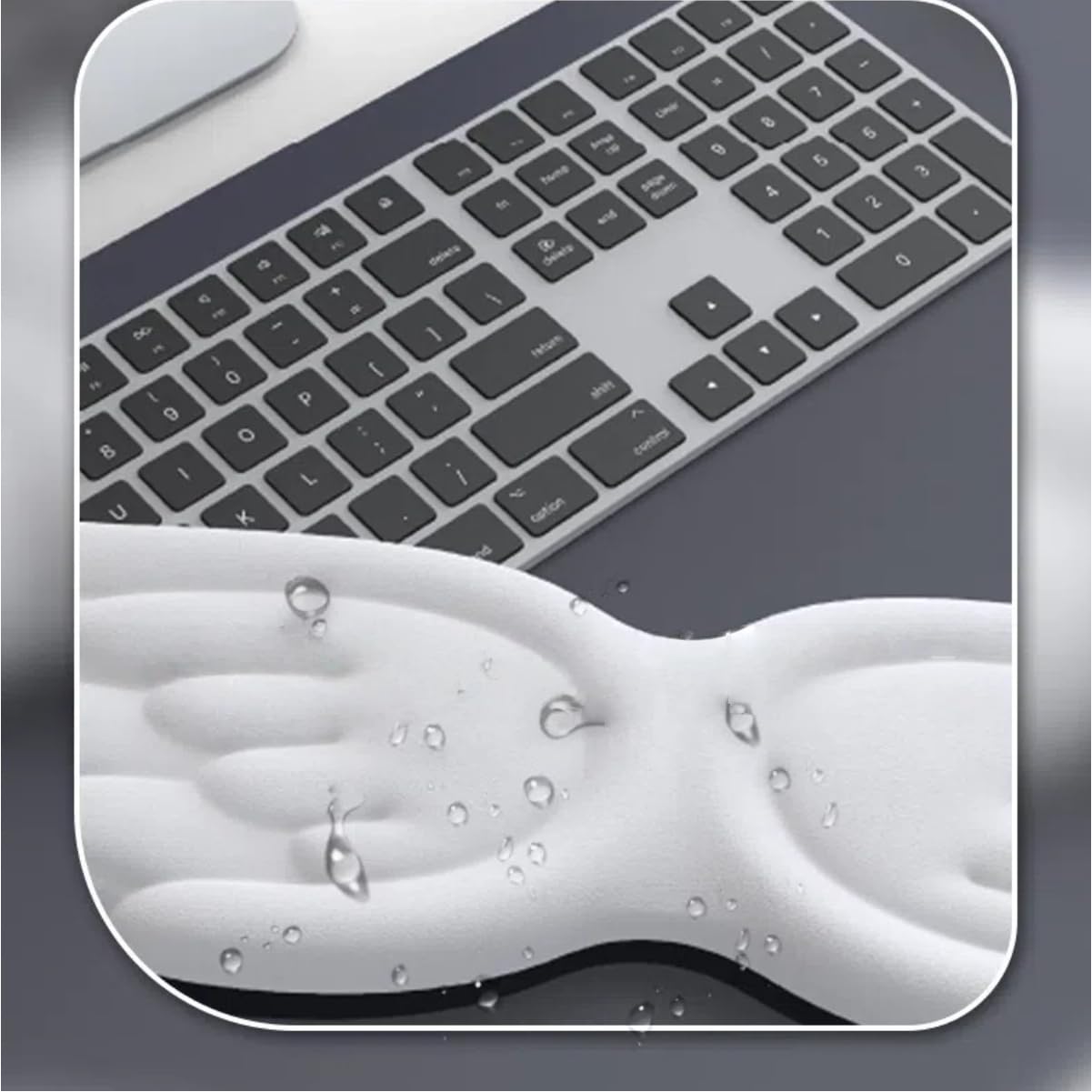 Angel Wing Wrist Rest - Ergonomic Memory Foam -4